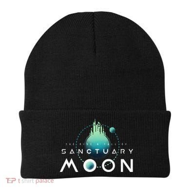 Sanctuary Moon Murderbot Funny Moon Space Science Fiction Beanie