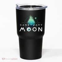 Sanctuary Moon Murderbot Funny Moon Space Science Fiction Tumbler thumb 0