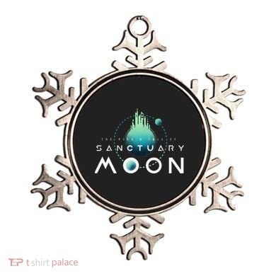 Sanctuary Moon Murderbot Funny Moon Space Science Fiction Ornament