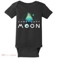 Sanctuary Moon Murderbot Funny Moon Space Science Fiction Baby Bodysuit thumb 0