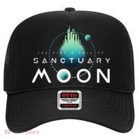 Sanctuary Moon Murderbot Funny Moon Space Science Fiction Hat thumb 0