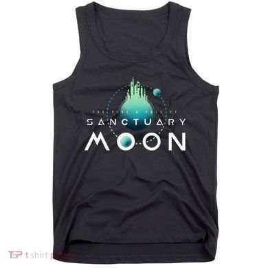 Sanctuary Moon Murderbot Funny Moon Space Science Fiction Tank Top