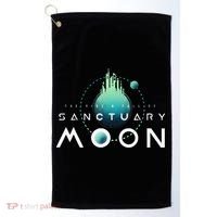 Sanctuary Moon Murderbot Funny Moon Space Science Fiction Golf Towel thumb 0