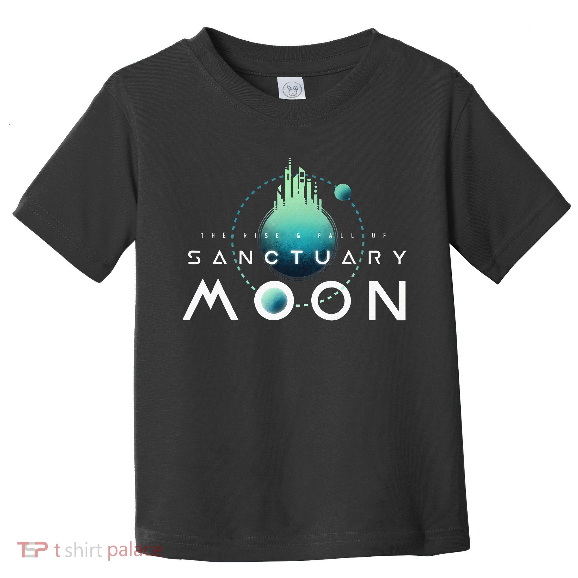 Sanctuary Moon Murderbot Funny Moon Space Science Fiction Toddler T-Shirt