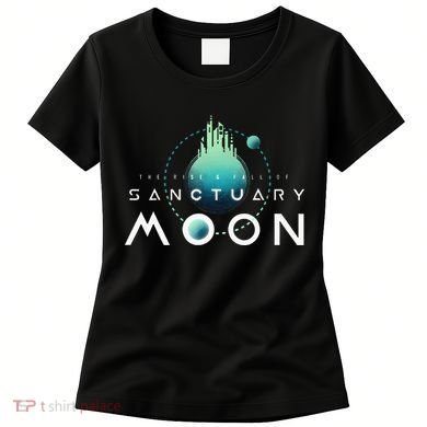 Sanctuary Moon Murderbot Funny Moon Space Science Fiction Women's T-Shirt