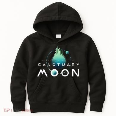 Sanctuary Moon Murderbot Funny Moon Space Science Fiction Kids Hoodie