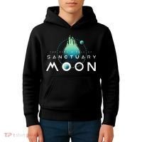 Sanctuary Moon Murderbot Funny Moon Space Science Fiction Kids Hoodie thumb 4