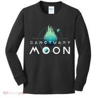 Sanctuary Moon Murderbot Funny Moon Space Science Fiction Kids Long Sleeve Shirt thumb 0