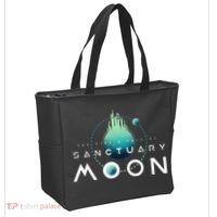 Sanctuary Moon Murderbot Funny Moon Space Science Fiction Tote Bag thumb 2