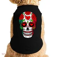 Mexican Sugar Skull Doggie Tank thumb 0