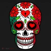 Mexican Sugar Skull Doggie Tank thumb 4