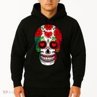Mexican Sugar Skull Hoodie thumb 2