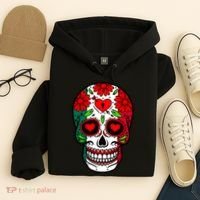 Mexican Sugar Skull Hoodie thumb 4