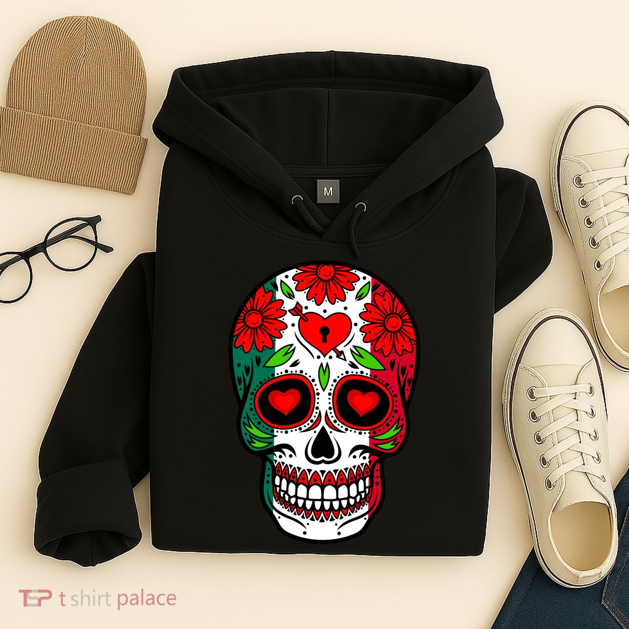 Mexican Sugar Skull Hoodie