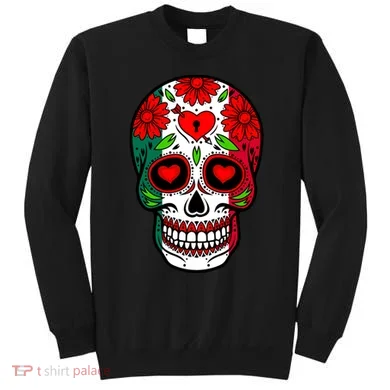 Mexican Sugar Skull Sweatshirt
