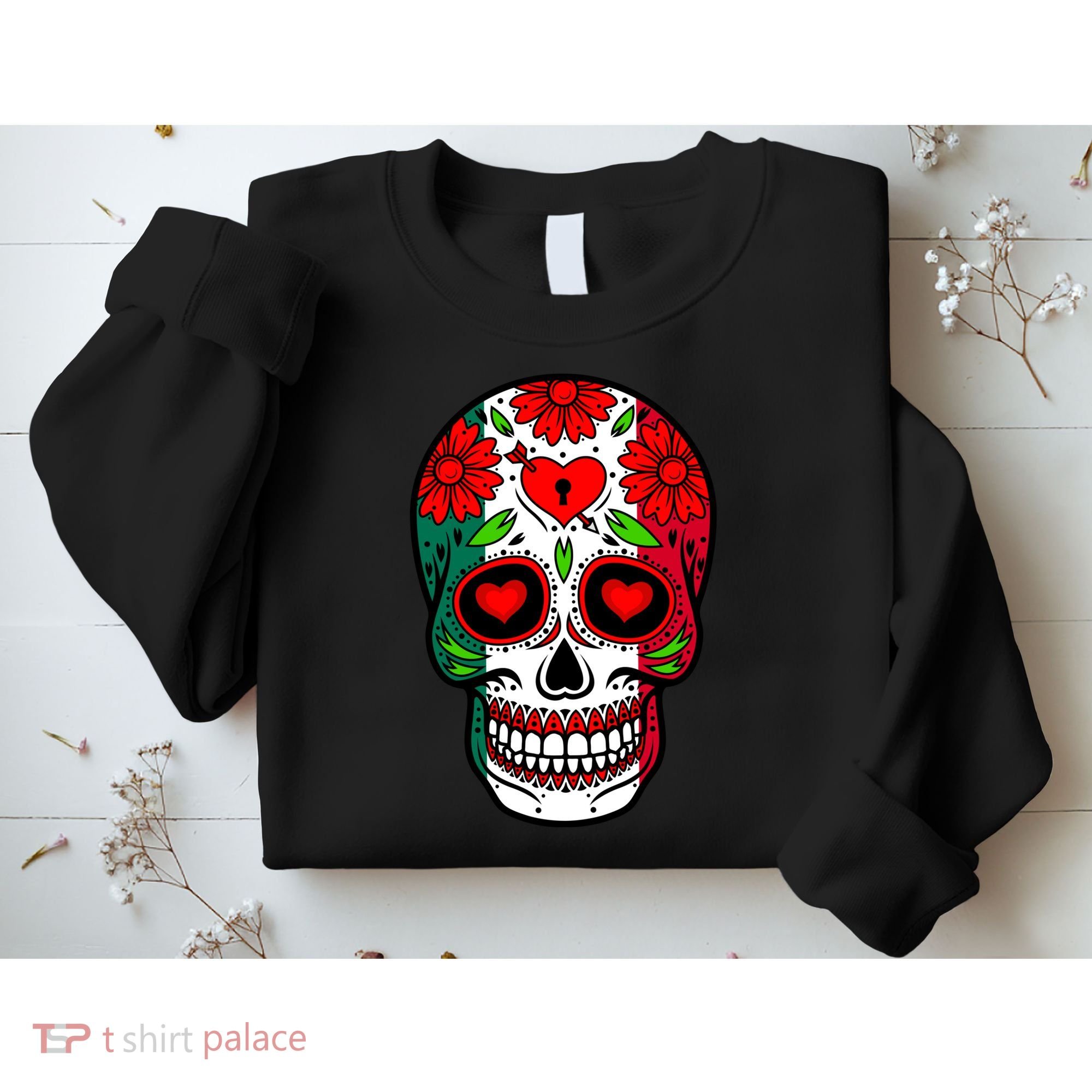 Mexican Sugar Skull Sweatshirt