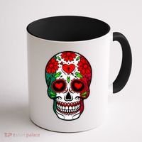 Mexican Sugar Skull Coffee Mug thumb 1