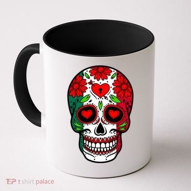 Mexican Sugar Skull Coffee Mug