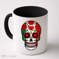 Mexican Sugar Skull Coffee Mug thumb 0