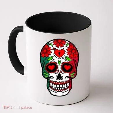 Mexican Sugar Skull Coffee Mug