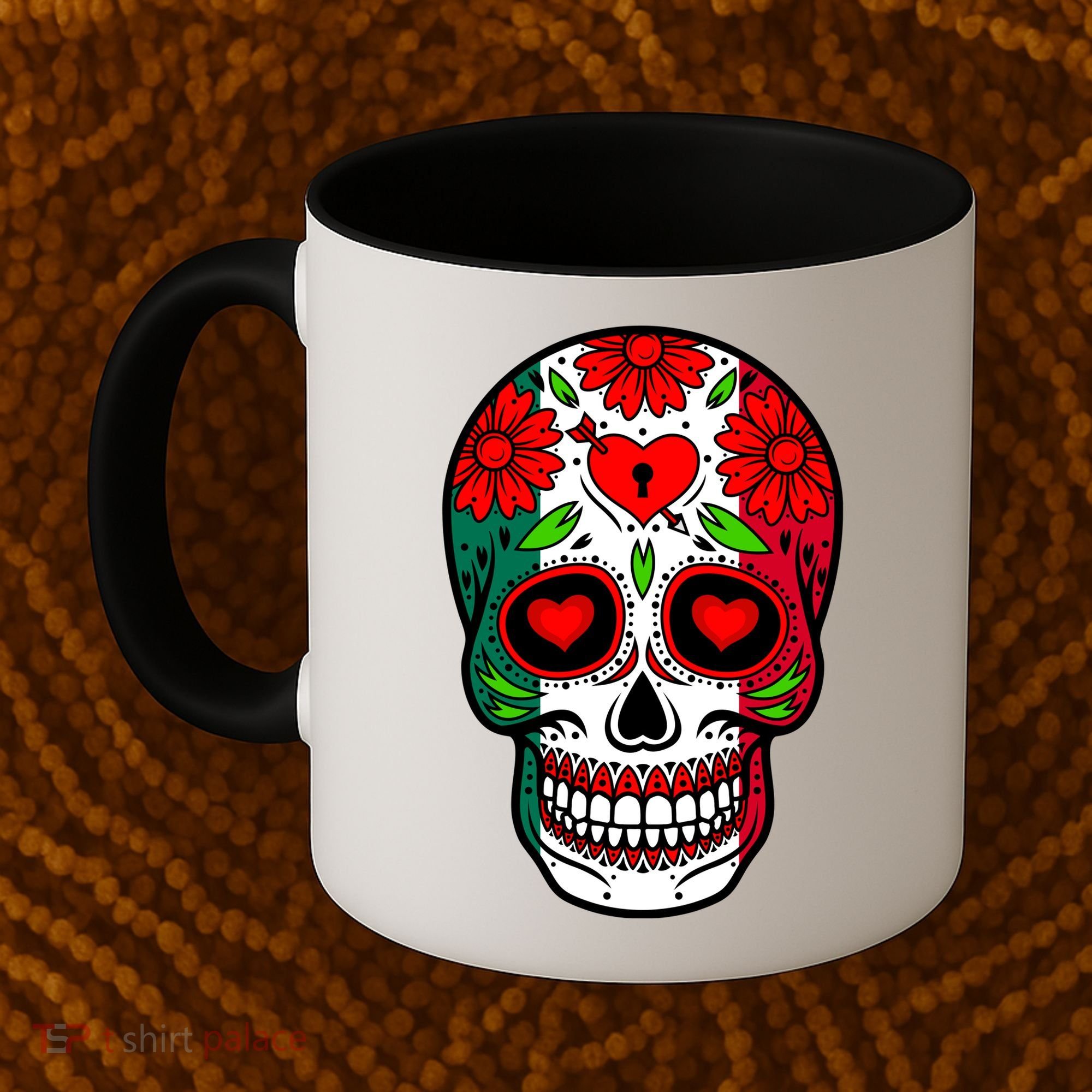 Mexican Sugar Skull Coffee Mug