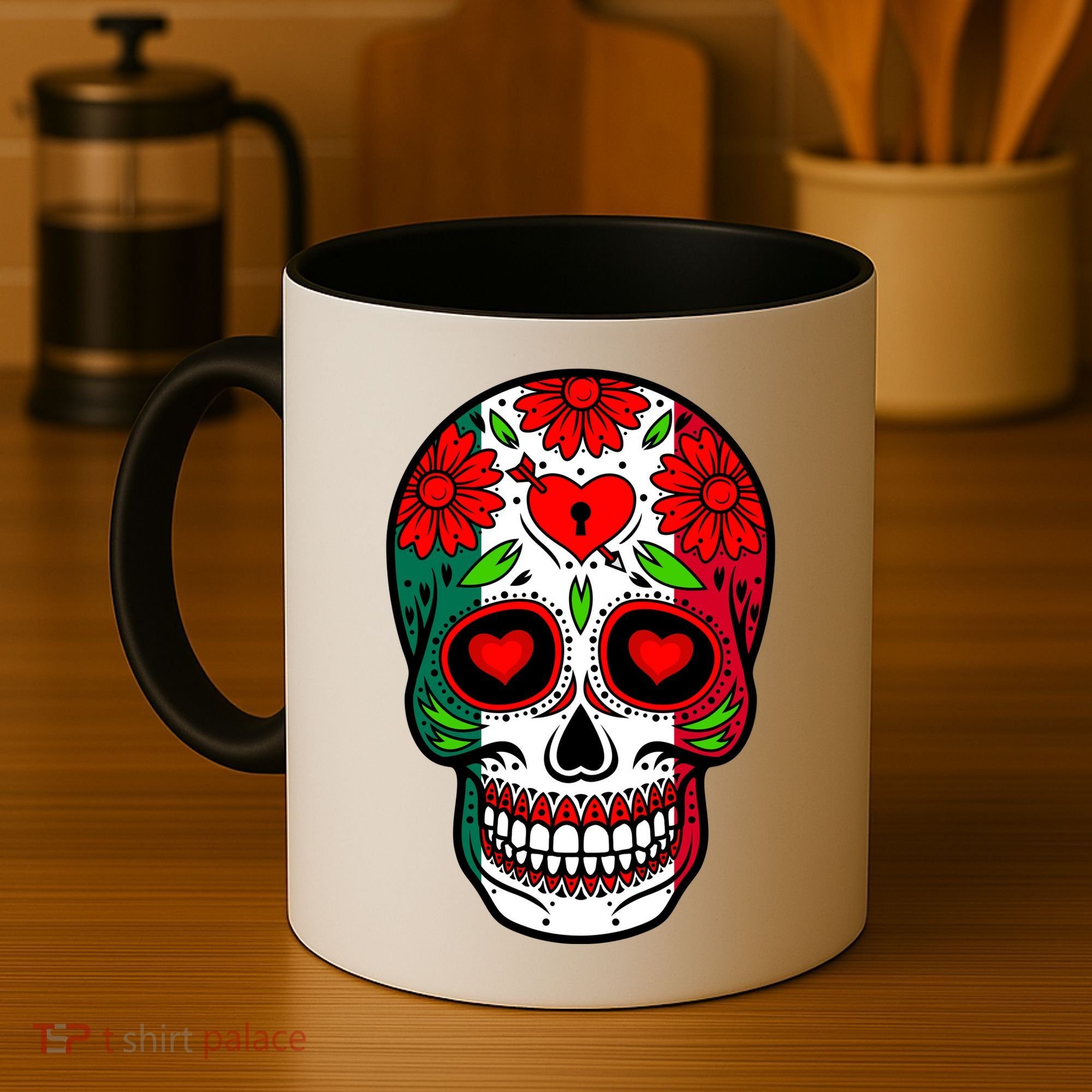 Mexican Sugar Skull Coffee Mug