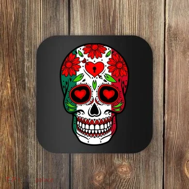 Mexican Sugar Skull Coaster