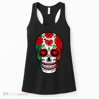Mexican Sugar Skull Women's Tank Top thumb 0