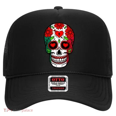 Mexican Sugar Skull Hat