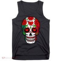 Mexican Sugar Skull Tank Top thumb 0