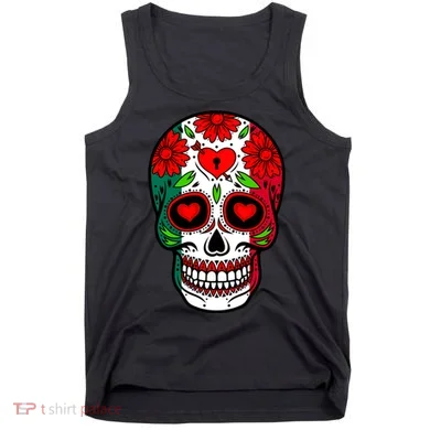 Mexican Sugar Skull Tank Top