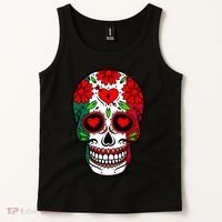 Mexican Sugar Skull Tank Top thumb 2