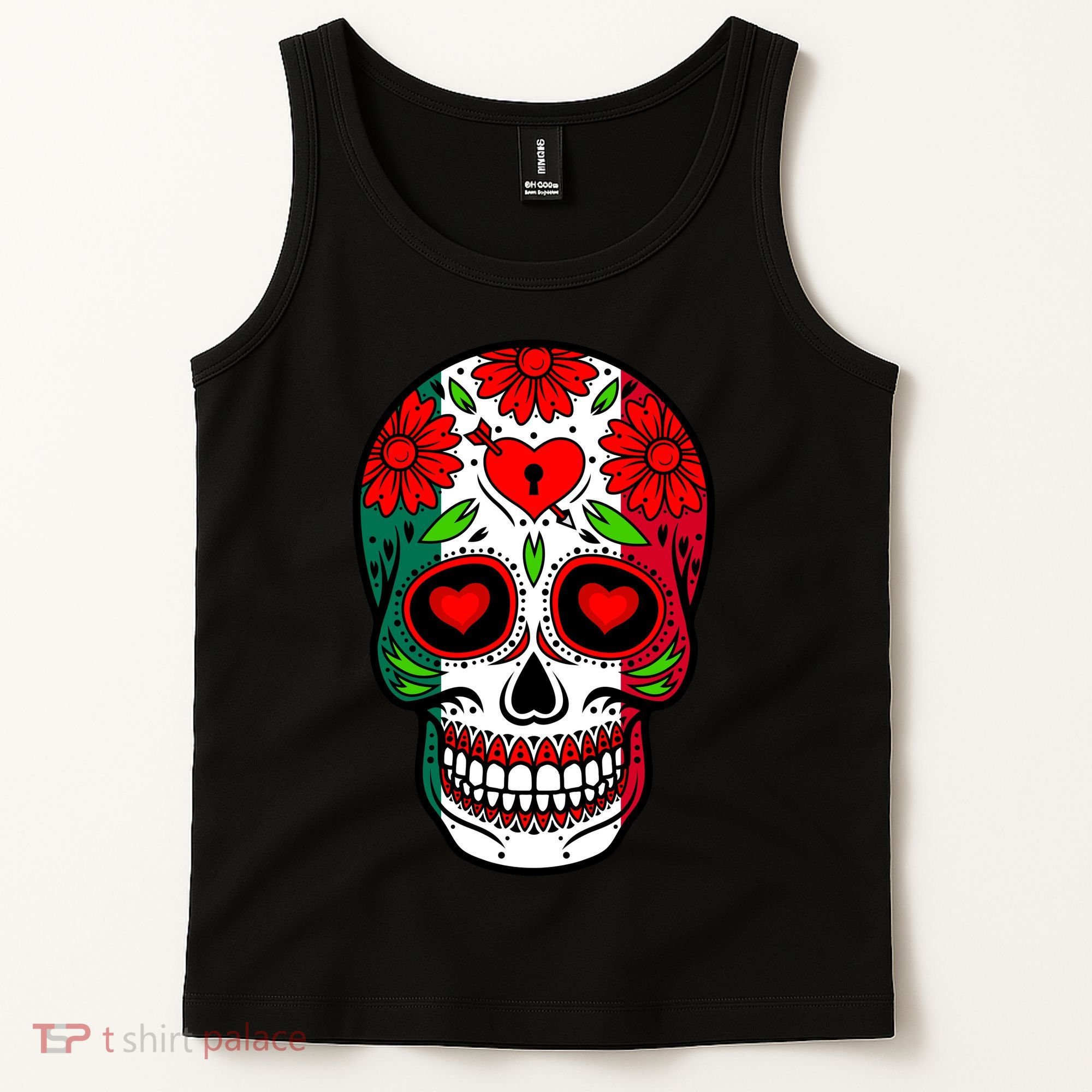 Mexican Sugar Skull Tank Top