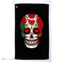 Mexican Sugar Skull Golf Towel thumb 0