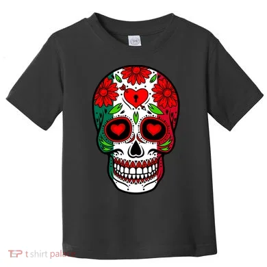 Mexican Sugar Skull Toddler T-Shirt