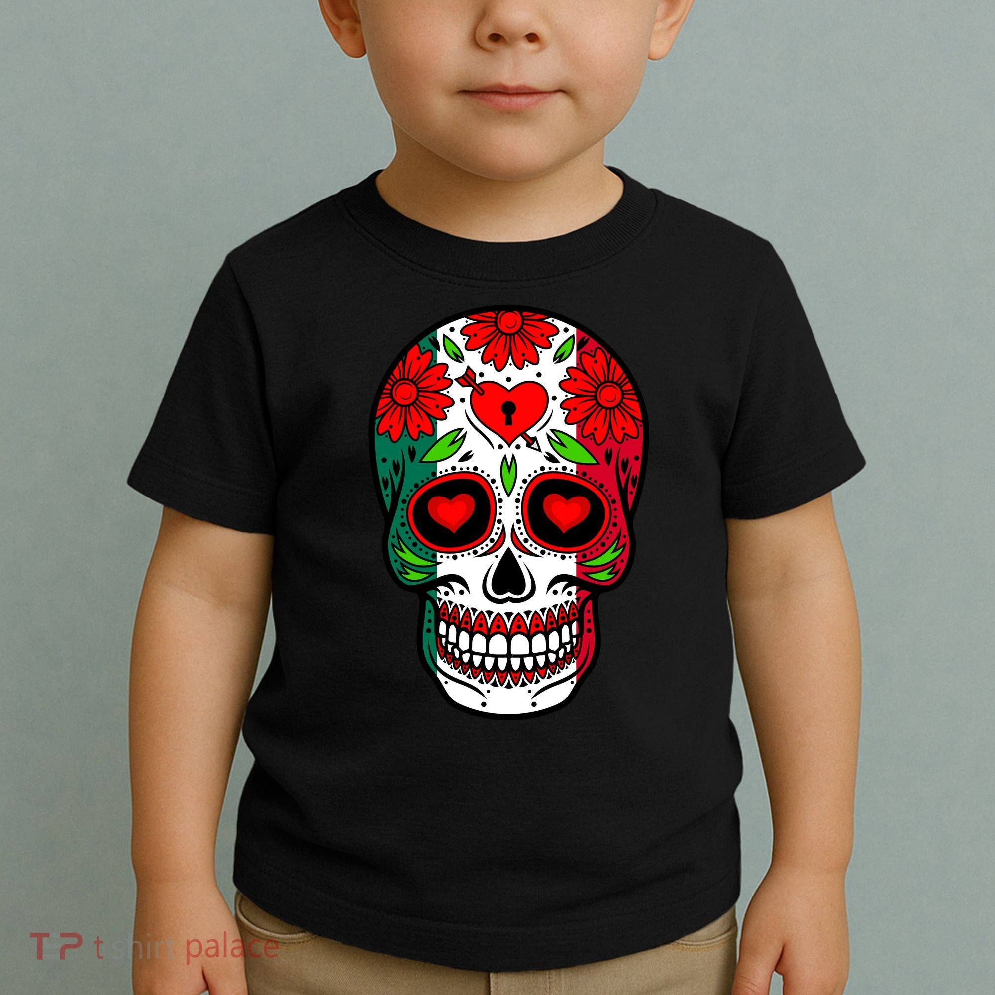 Mexican Sugar Skull Toddler T-Shirt