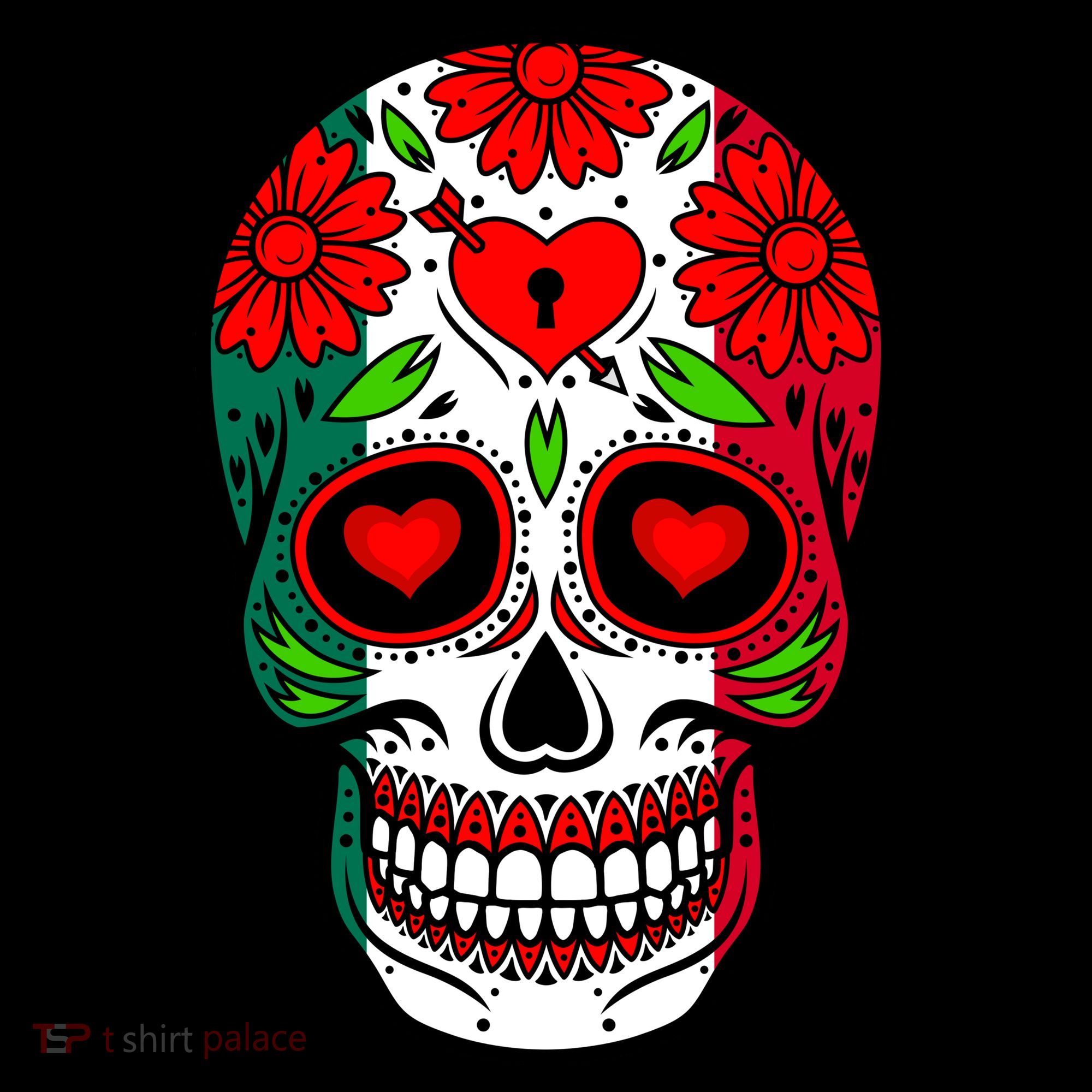 Mexican Sugar Skull Women's Long Sleeve Shirt
