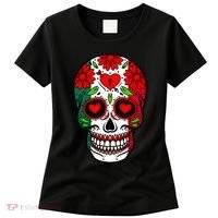 Mexican Sugar Skull Women's T-Shirt thumb 0