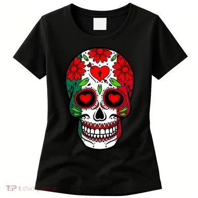 Mexican Sugar Skull Women's T-Shirt