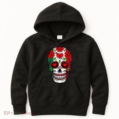 Mexican Sugar Skull Kids Hoodie