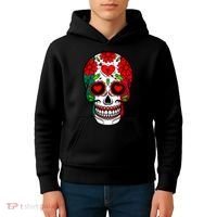 Mexican Sugar Skull Kids Hoodie thumb 4