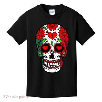 Mexican Sugar Skull Kids T-Shirt