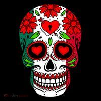 Mexican Sugar Skull Kids T-Shirt thumb 4