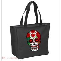 Mexican Sugar Skull Tote Bag thumb 2
