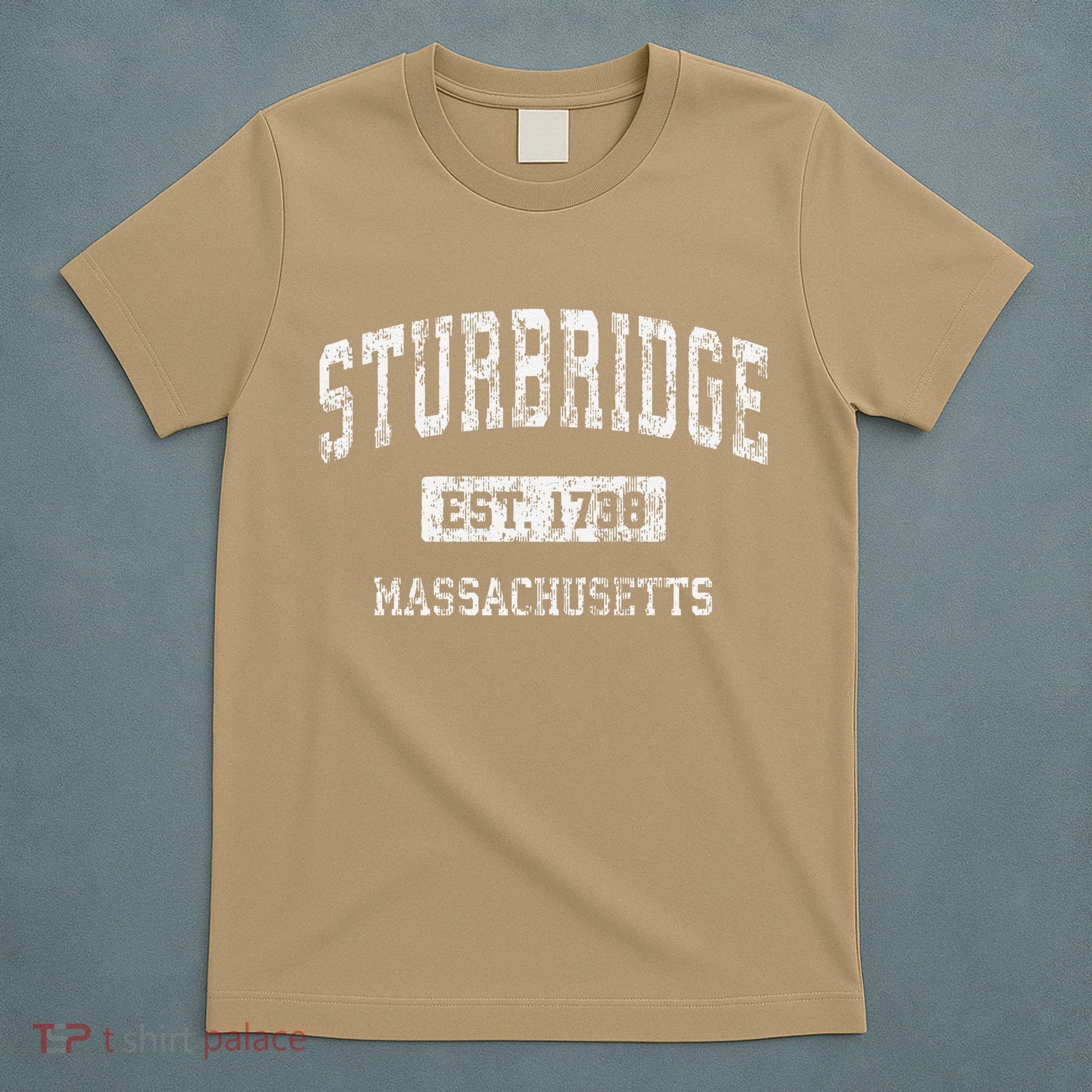 Sturbridge Massachusetts Ma Vintage Established T-Shirt