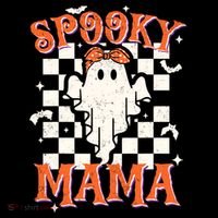 Spooky Mama Mom Cute Ghost Retro Spooky Season Halloween Coffee Mug thumb 5