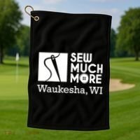 Sew Much More Waukesha Wi Golf Towel thumb 1