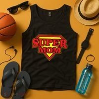 Super Mom Mother's Day Gift Tank Top thumb 4
