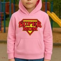 Super Mom Mother's Day Gift Kids Hoodie thumb 2