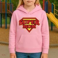 Super Mom Mother's Day Gift Kids Hoodie thumb 3